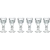 Villa DEste Home Tivoli 2194067 Prisma - Juego de 6 licores transparentes- cristal